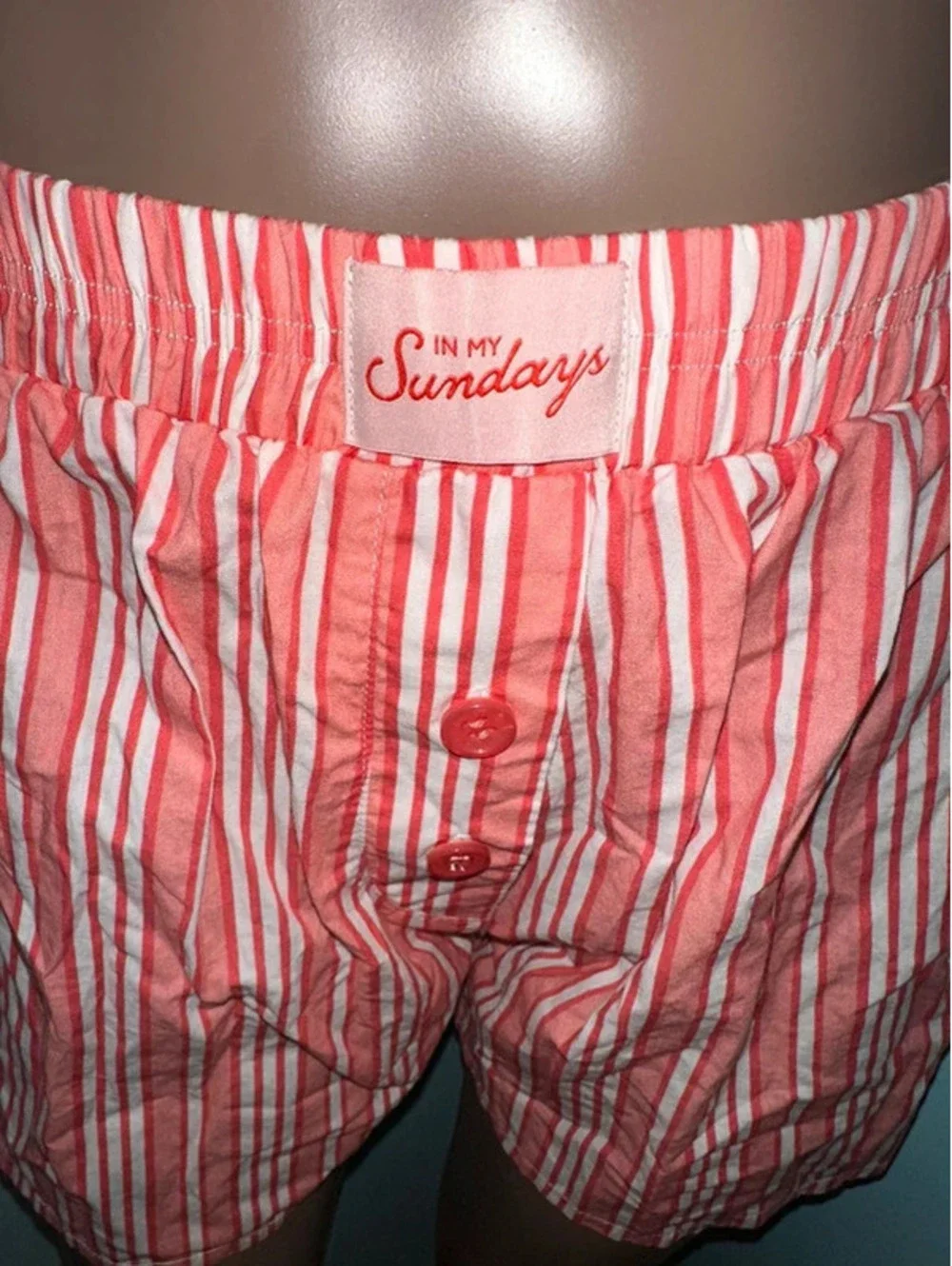 Luxury In My Sundays Boxer Comfy Sleep Shorts M
